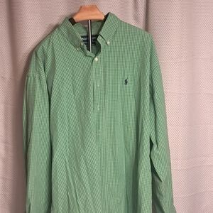 Ralph Lauren Green Plaid Men's Shirt